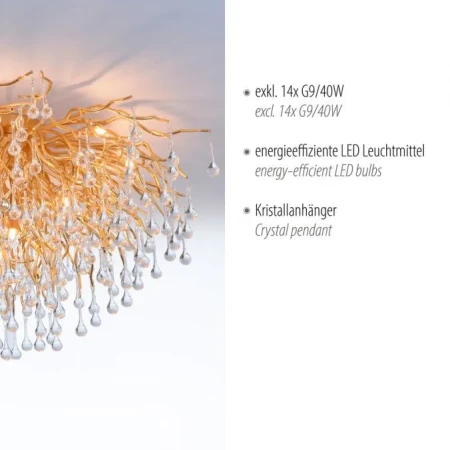 Plafon designerski ICICLE 8092-11 - Paul Neuhaus