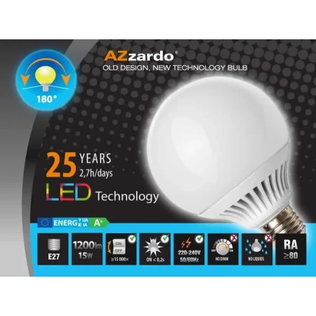 Żarówka LED 15W E27 180st. AZ1081 - Azzardo