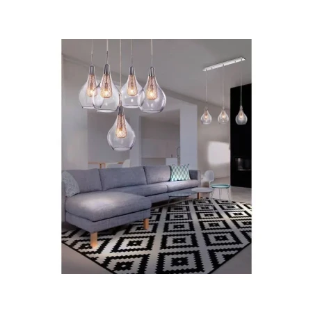 Lampa wisząca nowoczesna ELEKTRA 1 chrom AZ1687 - Azzardo
