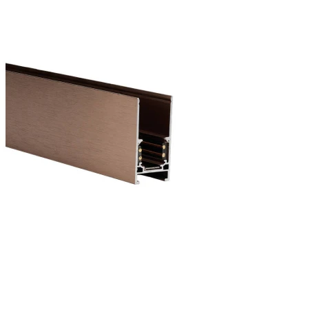 Szyna magnetyczna ALFA MAGNETIC52 3m + 2x END CAP ANODISED CHOCOLATE AZ6360 - AZzardo