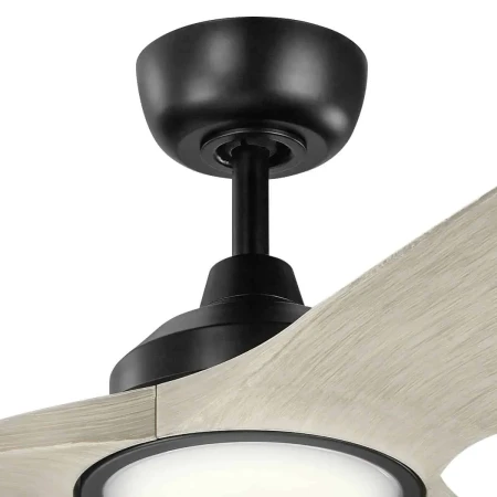 Nowoczesna lampa na pilota z wentylatorem IMARI KLF-IMARI-65-SBK – Kichler