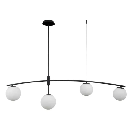Lampa wisząca nowoczesna Senai PND-31322-4A-SB czarny satynowy – Italux