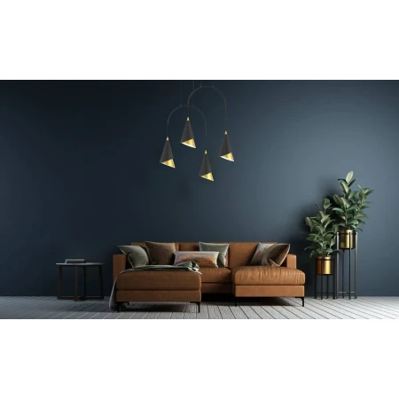 Lampa designerska wisząca Raalto PND-433128-3 - Italux