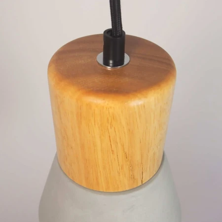 Lampa wisząca CONCRETE czarny beton 12 cm -  ST-5220-black - Step Into Design