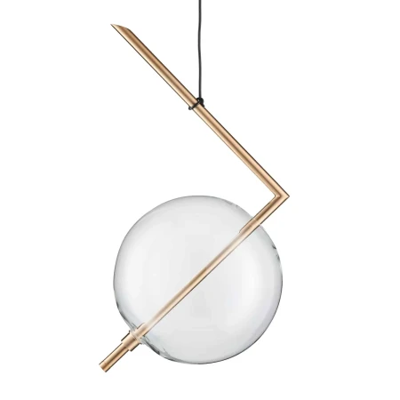 Lampa wisząca AMORE - 1 LED złota 24 cm - ST-8869P-1 - Step Into Design