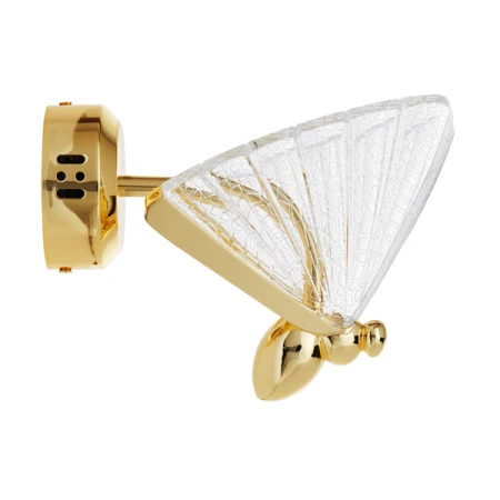 Lampa ścienna BEE LED złota 18 cm ST-W0612-1S - Step Into Design