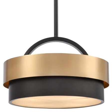 Lampa wisząca mosiądz nowoczesna COBURG P04760BR - Cosmo Light