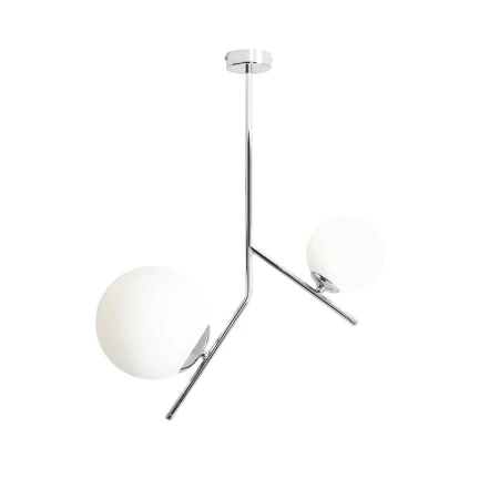 Plafon nowoczesny do małego pokoju GALLIA 2 CHROM 1095PL_H4 - Aldex
