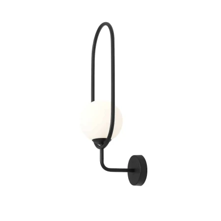 Kinkiet nowoczesny RIVA BLACK 1086C1 minimalistyczny - Aldex