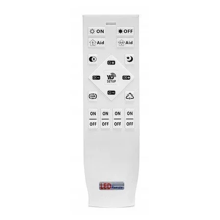 Lampa wisząca na pilota designerska 60W biała 839 - Decorativi