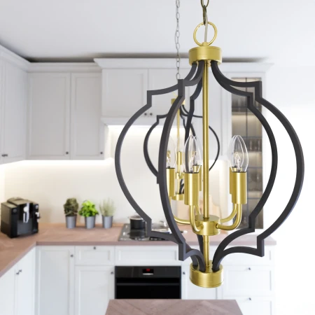 Lampa Hampton wisząca czarna NASHVILLE P05179BK - Cosmo Light
