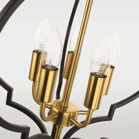 Lampa Hampton wisząca czarna NASHVILLE P05179BK - Cosmo Light