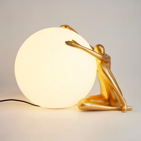 Lampa stołowa WOMAN-1 złota 47 cm ST-6022-A gold - Step Into Design