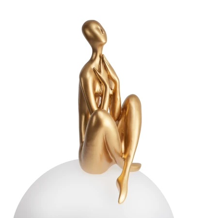Lampa stołowa WOMAN-3 złota 35 cm ST-6022-C gold - Step Into Design