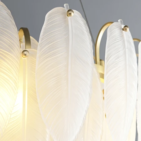 Lampa wisząca PIUMA biała 60 cm ST-6289-6 - Step Into Design