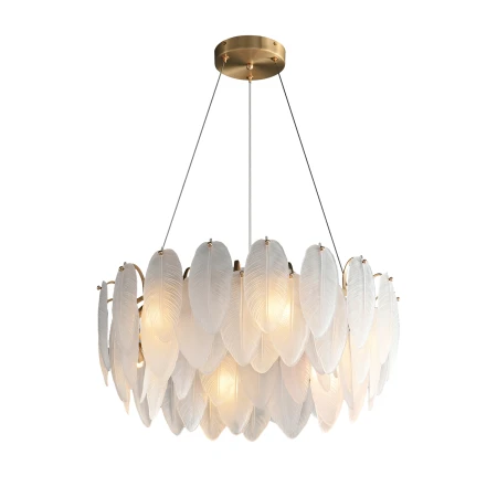 Lampa wisząca PIUMA biała 60 cm ST-6289-6 - Step Into Design
