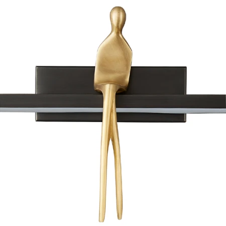 Lampa ścienna AMICI czarna 31 cm ST-B3578 black - Step Into Design