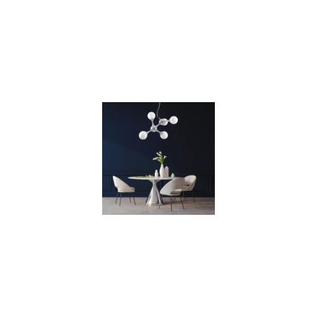 Lampa wisząca chromowana 5-punktowa 6775/5 8C z serii Saturn - Lampy Elem
