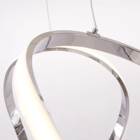 Lampa designerska wisząca srebrna  TOKYO P01663CH – Cosmo Light
