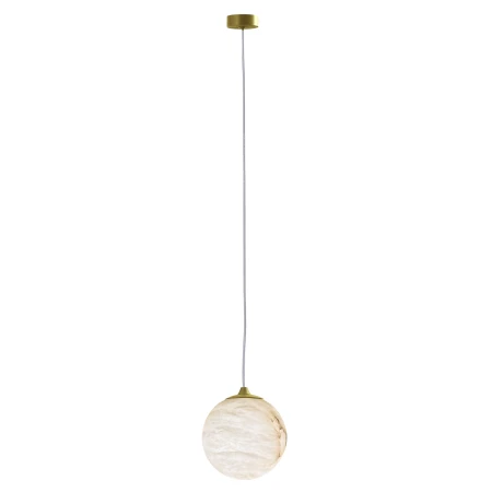 Lampa wisząca złota stylowa  VOLTERRA P01968BR - Cosmo Light
