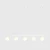 Lampa wisząca designerska BERYL GLASS 5 WHITE 1006F - Aldex