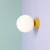 Kinkiet nowoczesny kula BALL MUSTARD S 1076C14_S  - Aldex