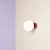 Kinkiet nowoczesny kula BALL RED WINE S 1076C15_S  - Aldex