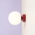 Kinkiet nowoczesny kula BALL RED WINE S 1076C15_S  - Aldex