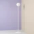 Lampa stojąca minimalistyczna PINNE WHITE 1080A - Aldex