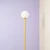 Lampa stojąca minimalistyczna PINNE MUSTARD 1080A14 - Aldex