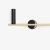 Kinkiet designerski TREVO 3 BLACK BRASS (prawy) 1083Y40_2 - Aldex