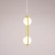 Lampa wisząca designerska RIVA 2 MUSTARD 1086H14 - Aldex