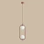 Lampa wisząca designerska RIVA 2 RED WINE 1086H15 - Aldex