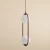 Lampa wisząca designerska RIVA 2 RED WINE 1086H15 - Aldex