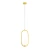 Lampa wisząca designerska RIVA MUSTARD 1086G14 - Aldex