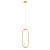 Lampa wisząca designerska RIVA 2 MUSTARD 1086H14 - Aldex