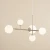 Lampa wisząca designerska DIONE 6 BEIGE 1092K17 - Aldex