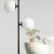 Lampa stojąca minimalistyczna LIBRA BLACK 1094A1 - Aldex