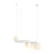 Lampa wisząca designerska GARDA 4 RING WHITE 1099L_R - Aldex