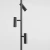 Lampa stojąca nowoczesna TREVO ALL BLACK 1104A1 - Aldex