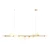 Lampa wisząca designerska WAVE 7 BRASS 1115T40 - Aldex