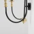 Kinkiet elegancki podwójny ROMA 2 BLACK 1118D1 - Aldex