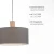 Lampa wisząca abażur LINEN 15112-15 - Paul Neuhaus