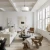 Lampa Hampton wisząca biała E27 ABU DHABI - P05406CH-WH - Cosmo Light