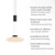 Lampa wisząca nowoczesna LAUTADA 2080-18 - Paul Neuhaus