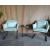 Fotel welurowy FLUENCE miętowy - 25073-m - Step Into Design