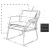 Fotel welurowy FLUENCE szary - 25073-s - Step Into Design