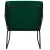 Fotel welurowy FLUENCE ciemna zieleń -  25073-z - Step Into Design