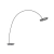 Wielka lampa podłogowa do salonu na pilota PURE LOOP-BOW 561-18 - Paul Neuhaus