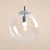 Lampa wisząca kula minimalistyczna GLOBE DUSTY BLUE 562G16 - Aldex